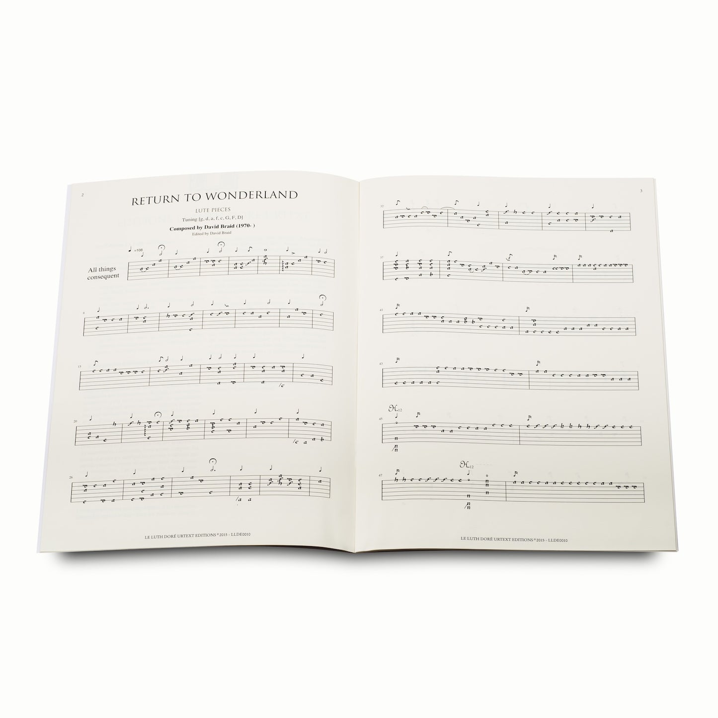 Return to Wonderland, Lute Pieces
