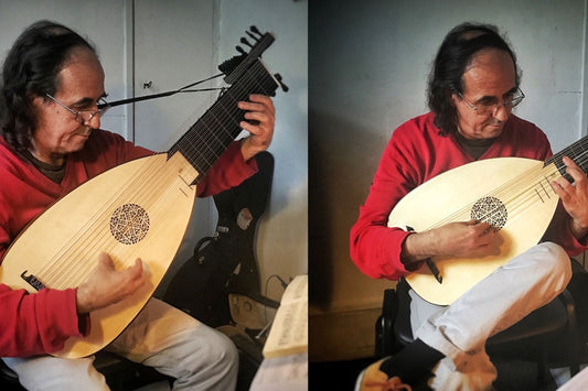 Mauricio Buraglia jouant sur les luths LLD®