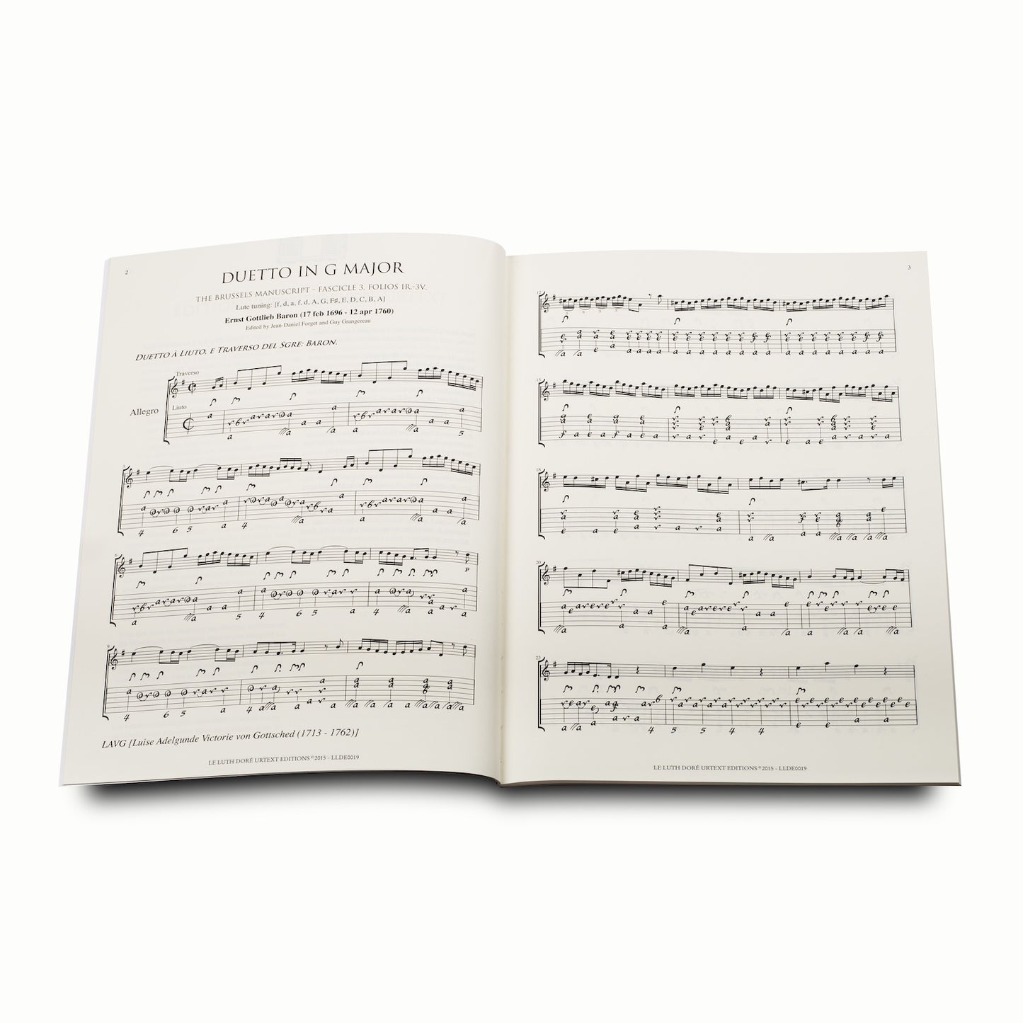 The Brussels Manuscript, Concertos à liuto obligato & Duetto à liuto e traverso
