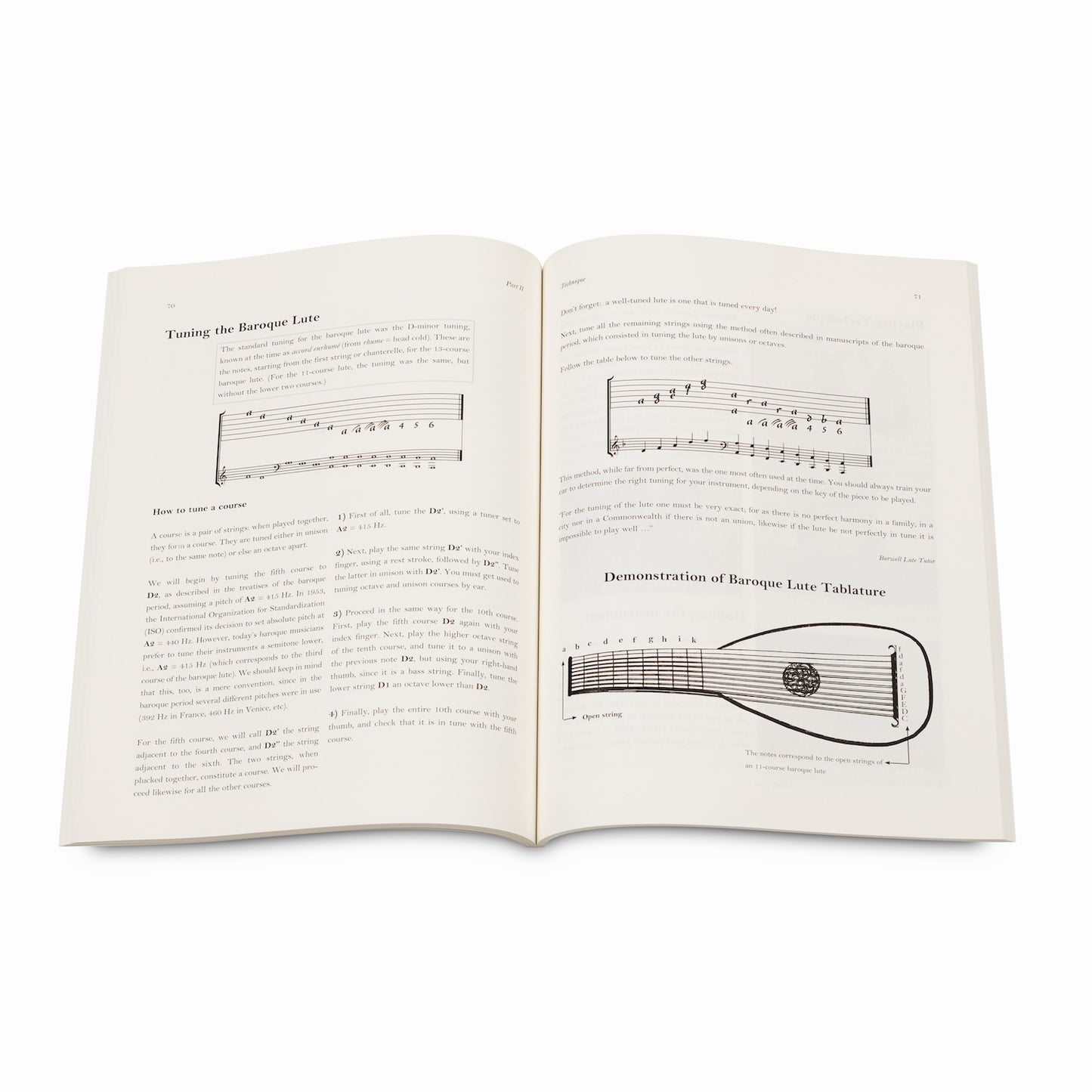 Method for the Baroque Lute. A Practical Guide for Beginner and Advanced Lutenists