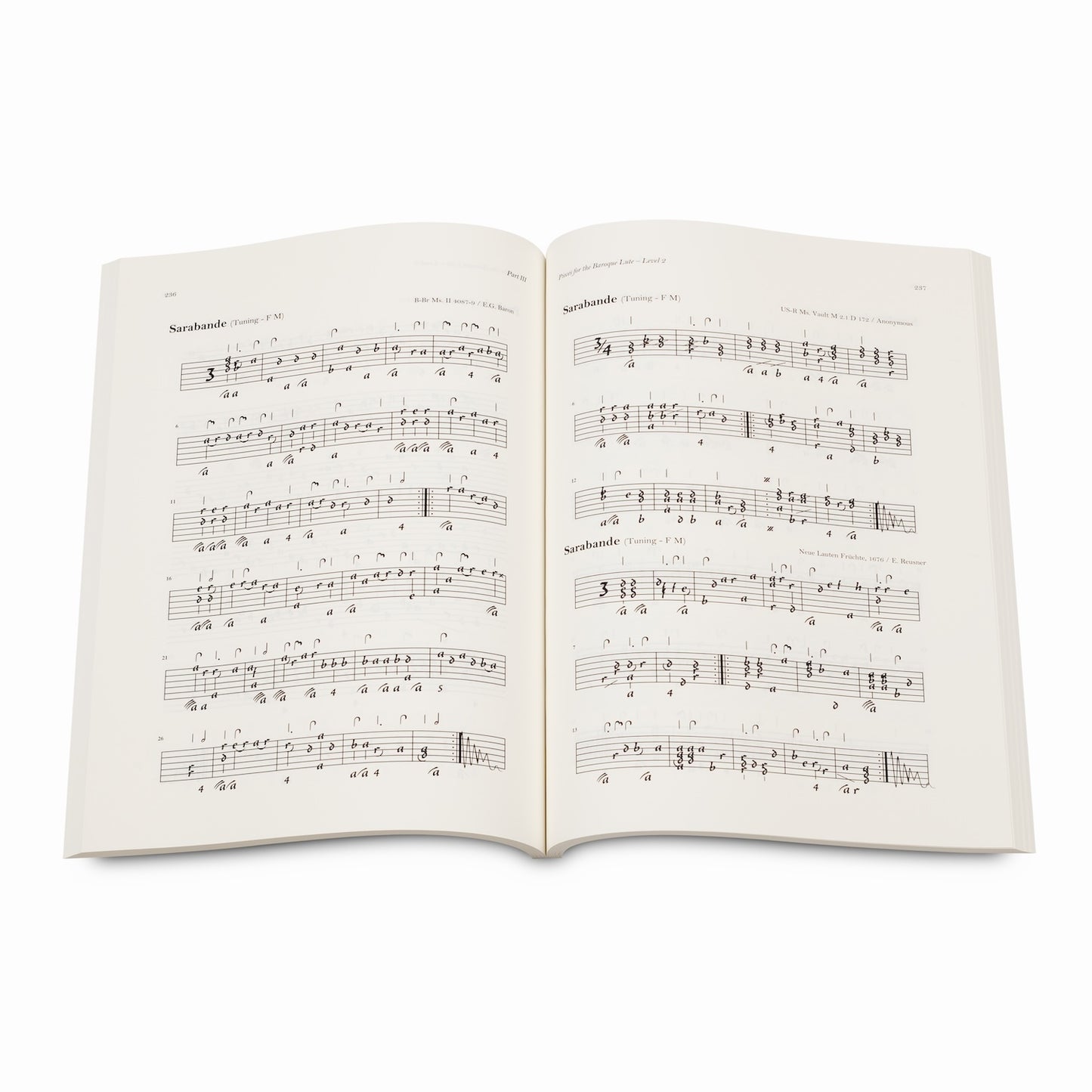 Method for the Baroque Lute. A Practical Guide for Beginner and Advanced Lutenists